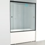 AS-P22 Semi-Frameless Double Sliding Shower Door 1