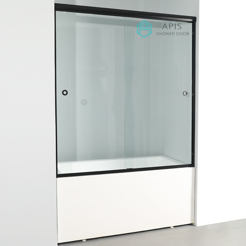 AS-P22 Semi-Frameless Double Sliding Shower Door 1
