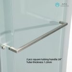 Square tubing handle
