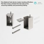 Track Holder Fitting for Wall
